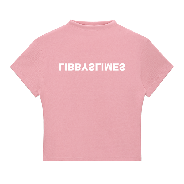 Mirror Logo — Mock Neck, Pink