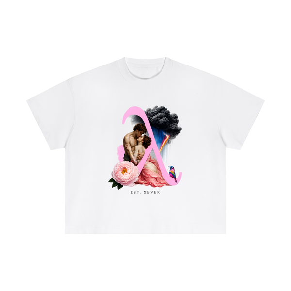 Est. Never — Boxy Tee, White