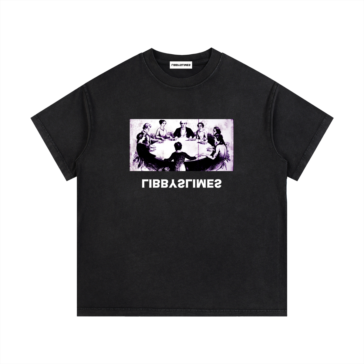 The Séance — Vintage Cotton Tee, Black
