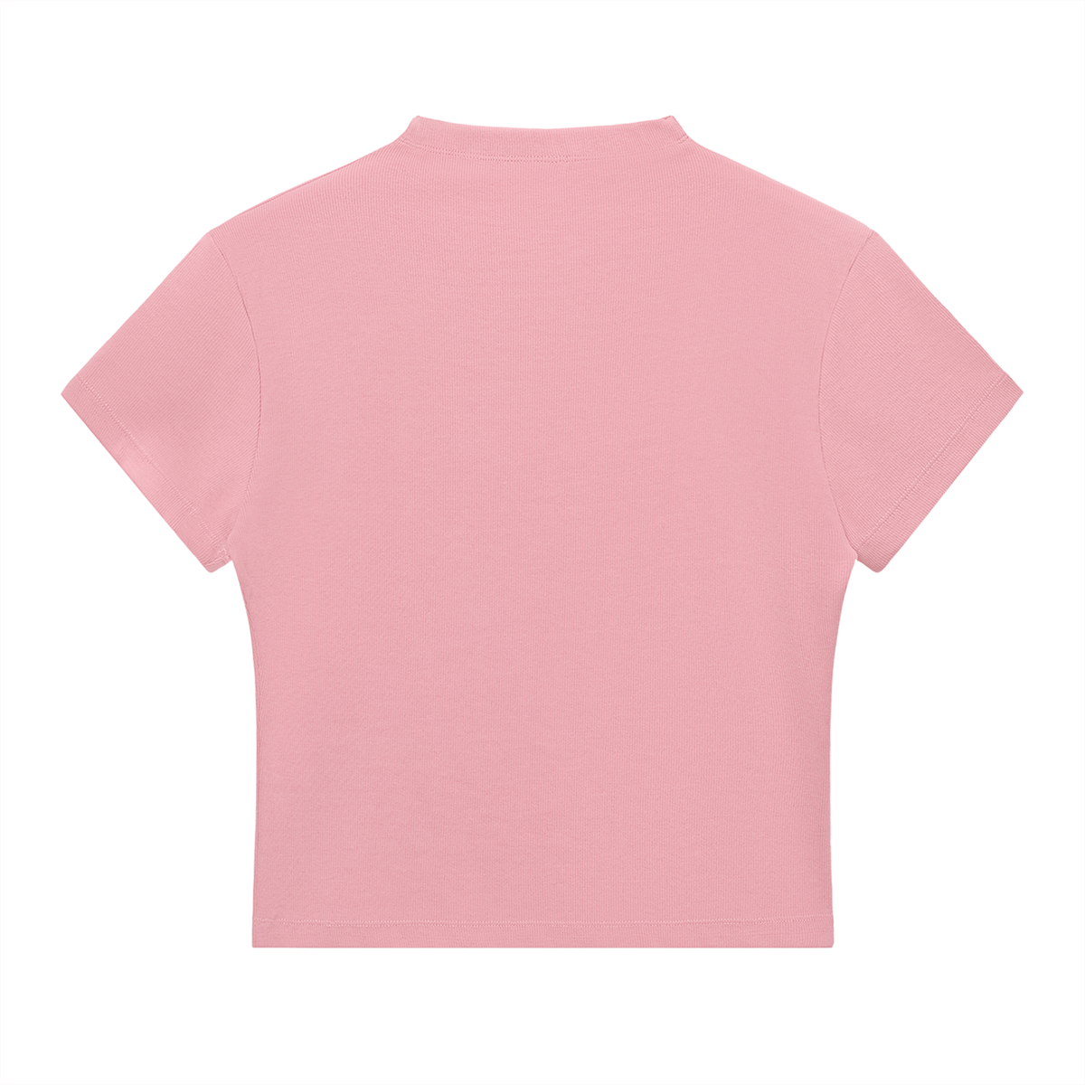 Mirror Logo — Mock Neck, Pink